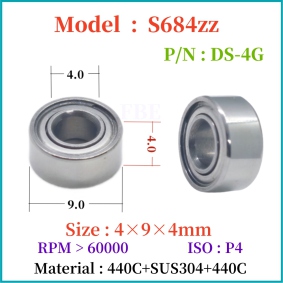 S684zz dental bearing