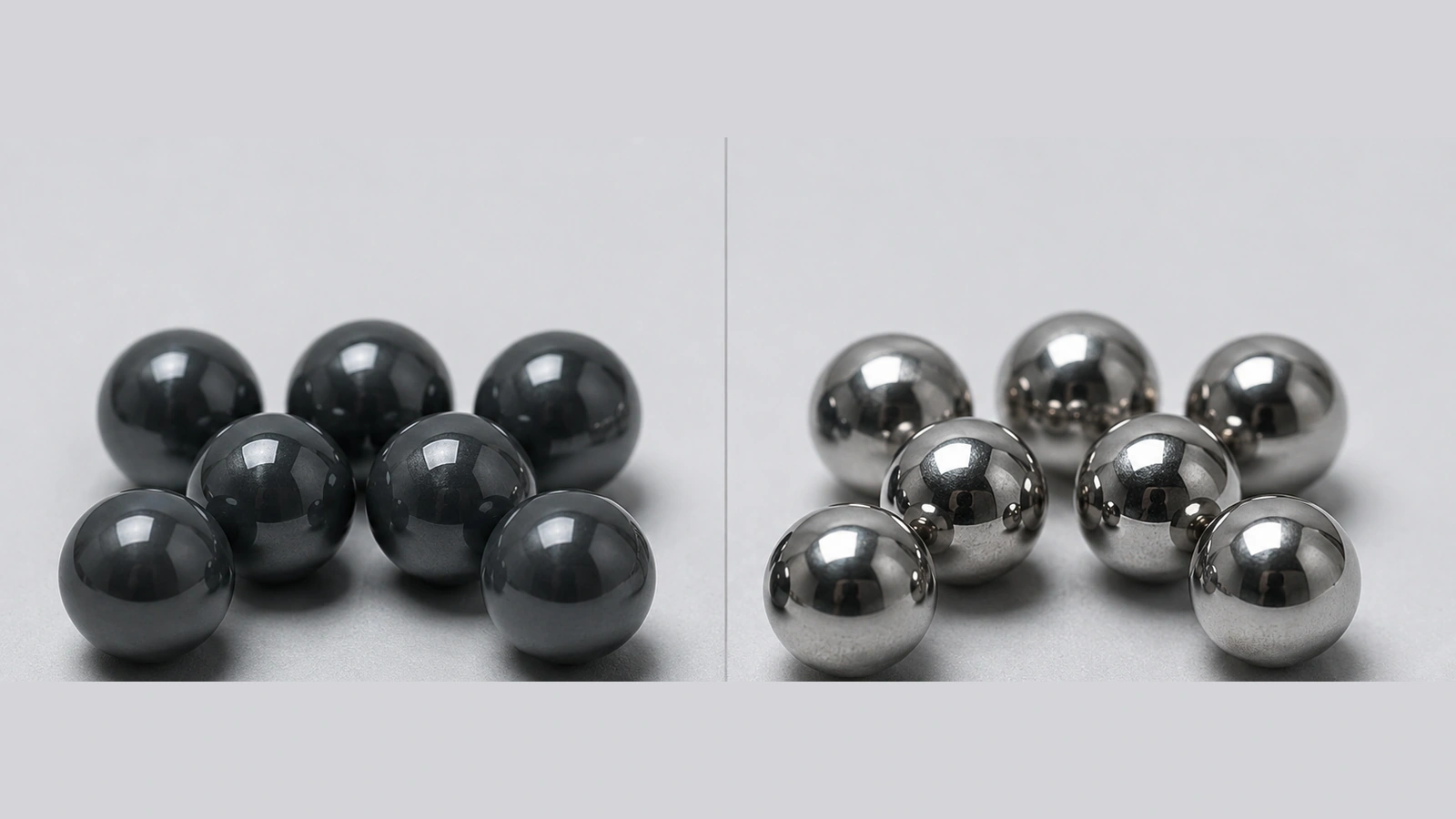 Ceramic and steel bearing ball comparison for material selection