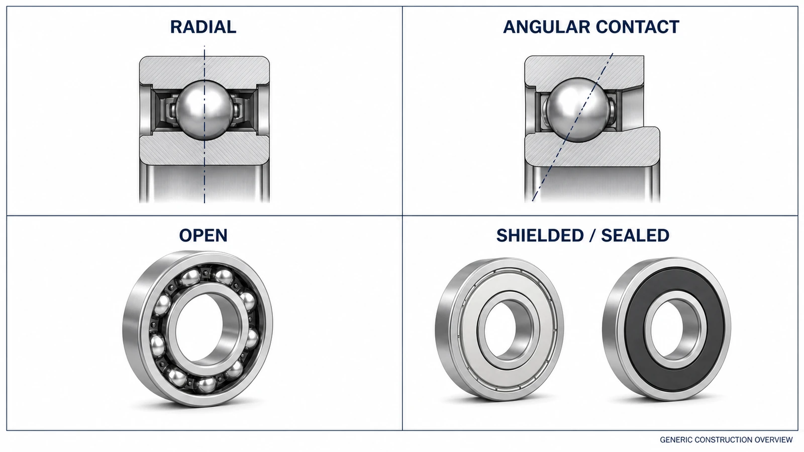 Illustration: bearing construction overview